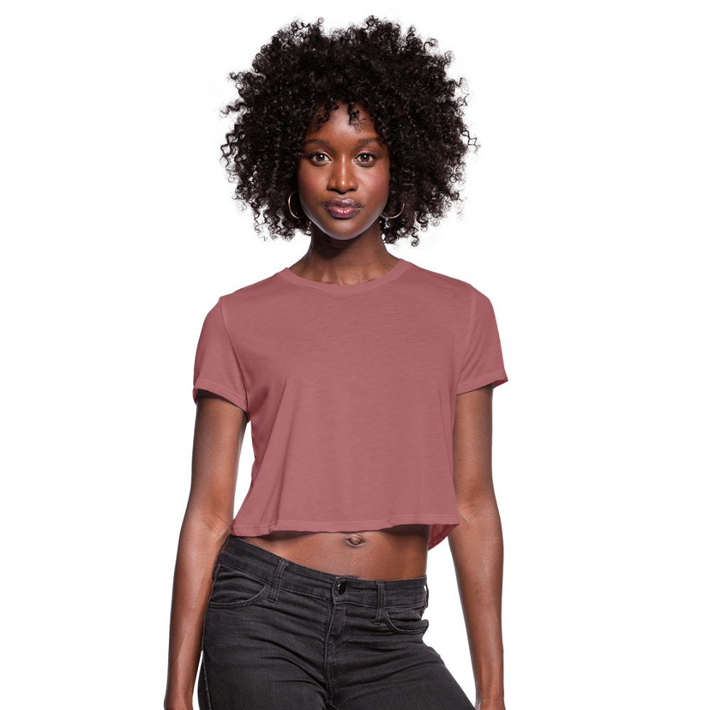 Empowered Women's Cropped T-Shirt - mauve