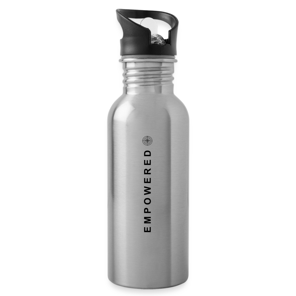 E M P O W E R E D Stainless Steel Bottle - silver