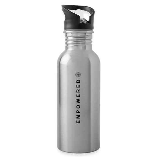 E M P O W E R E D Stainless Steel Bottle - silver