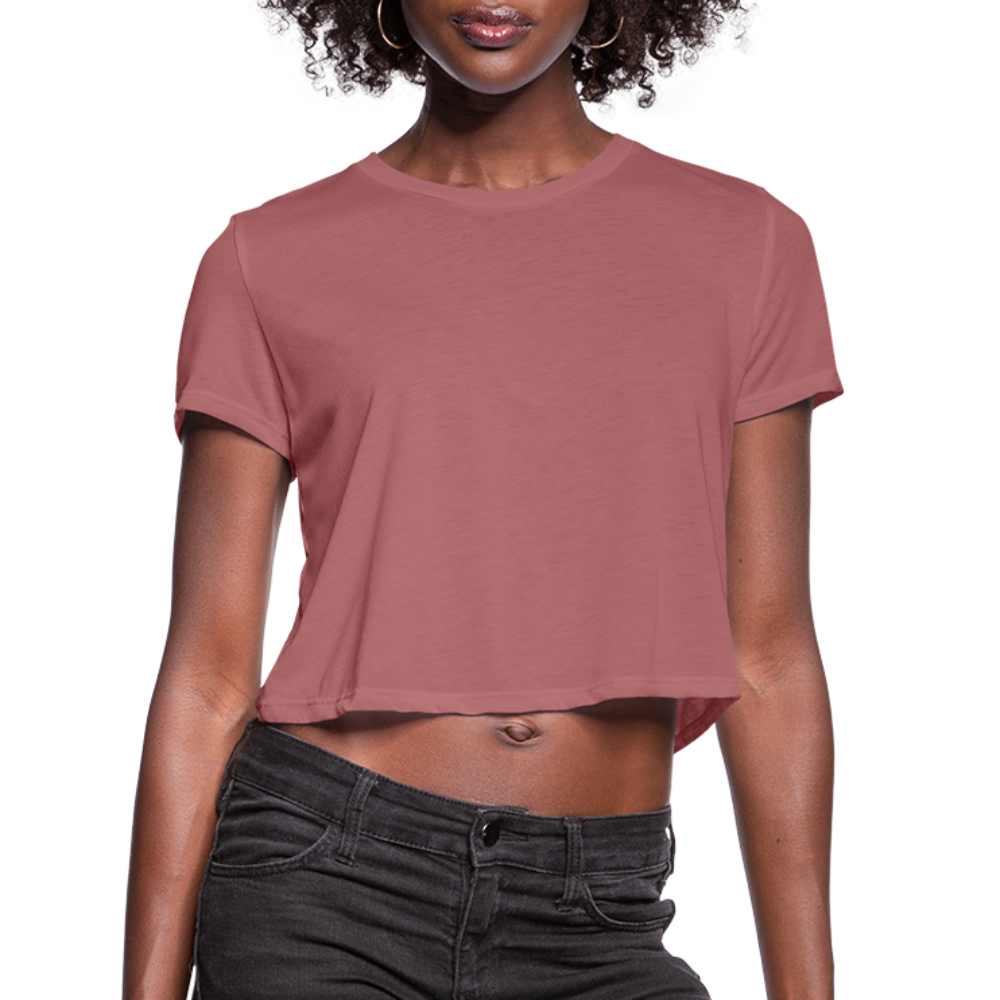 Empowered Women's Cropped T-Shirt - mauve