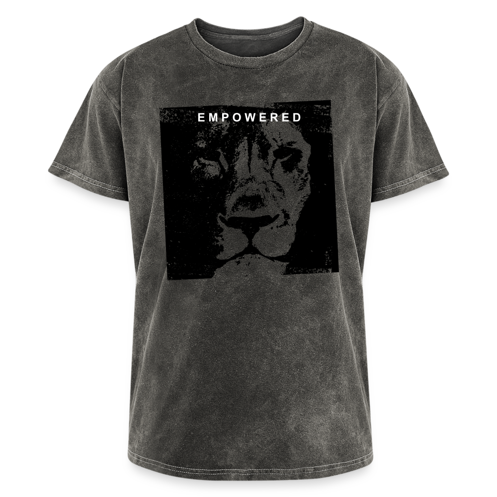 E M P O W E R E D Judah Mineral Wash T-shirt - mineral charcoal gray