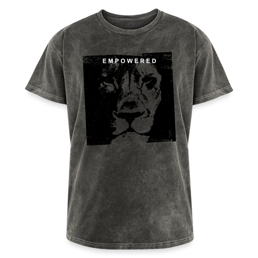 E M P O W E R E D Judah Mineral Wash T-shirt - mineral charcoal gray