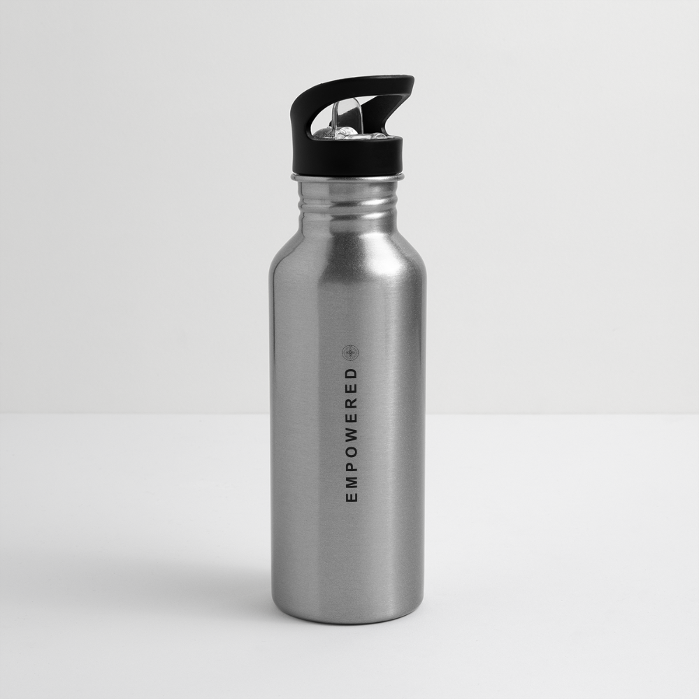 E M P O W E R E D Stainless Steel Bottle - silver