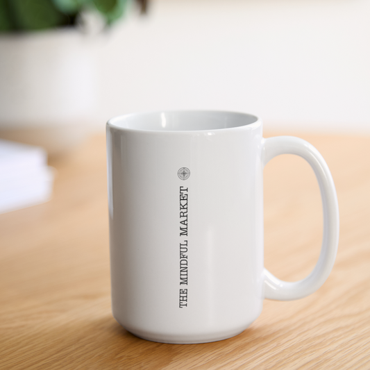 The Mindful Market Mug - white