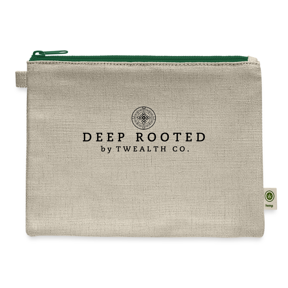 D E E P   R O O T E D  Carry All Pouch - natural/green