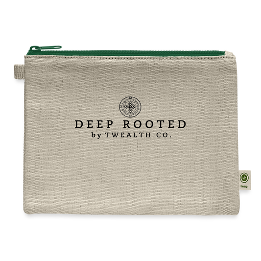 D E E P   R O O T E D  Carry All Pouch - natural/green