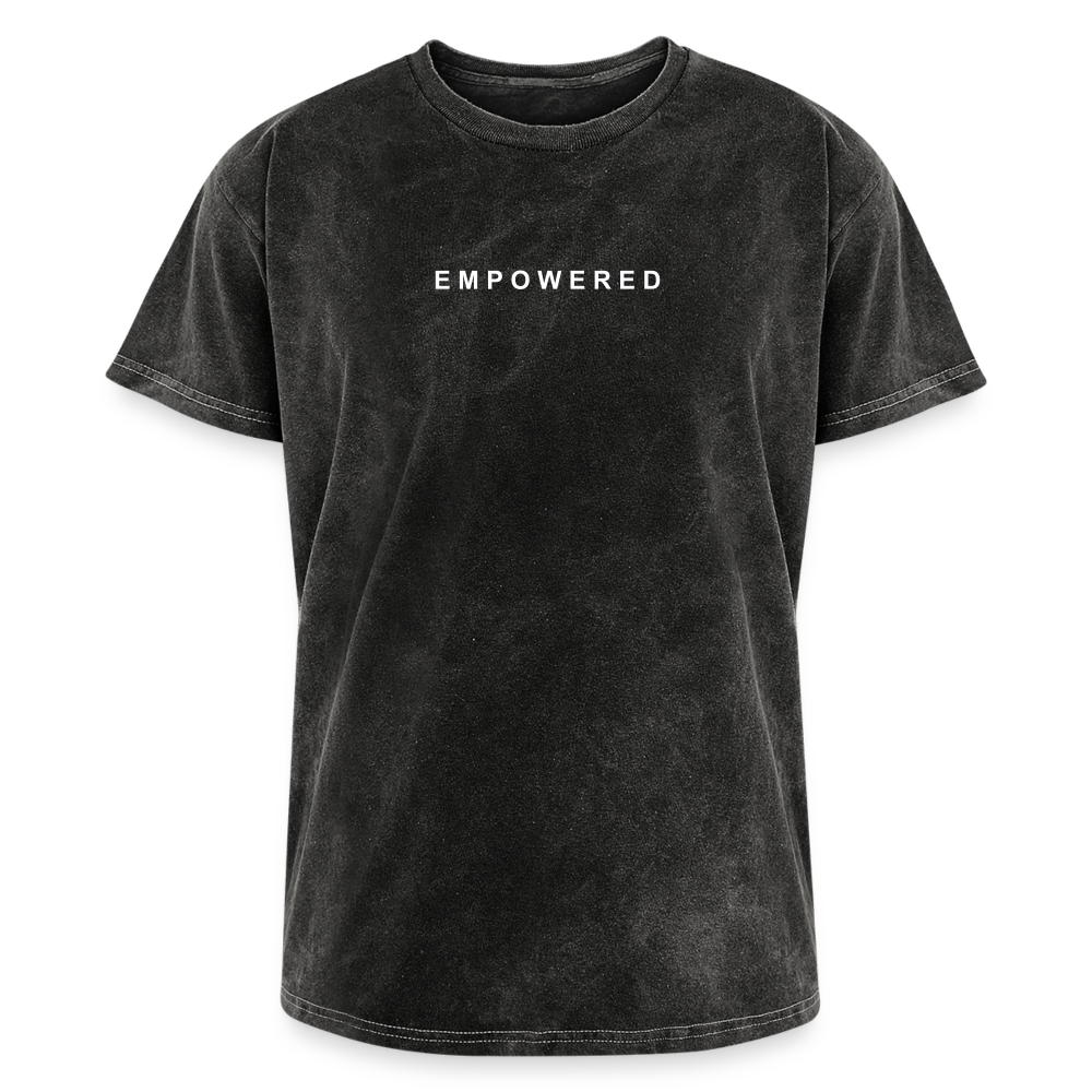 The Empowered Mineral Wash T-shirt - mineral black