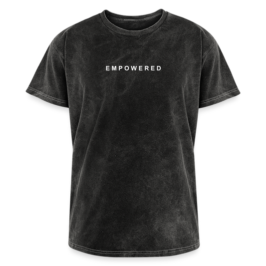 The Empowered Mineral Wash T-shirt - mineral black