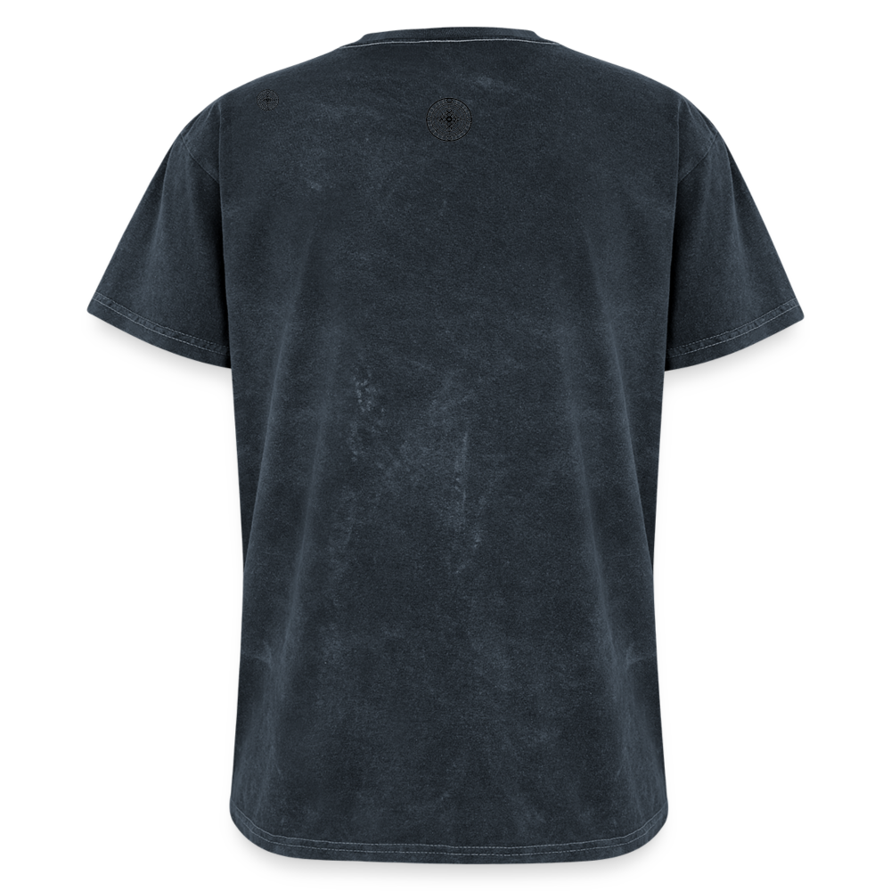 The Empowered Mineral Wash T-shirt in Atlantis Blue - mineral navy