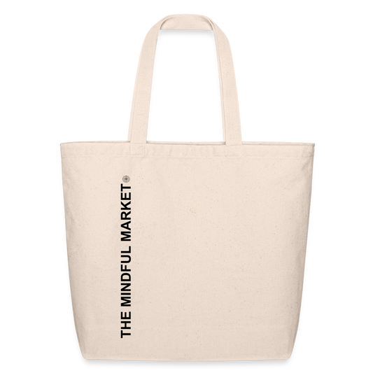 The Mindful Market Eco-Friendly Cotton Tote - natural