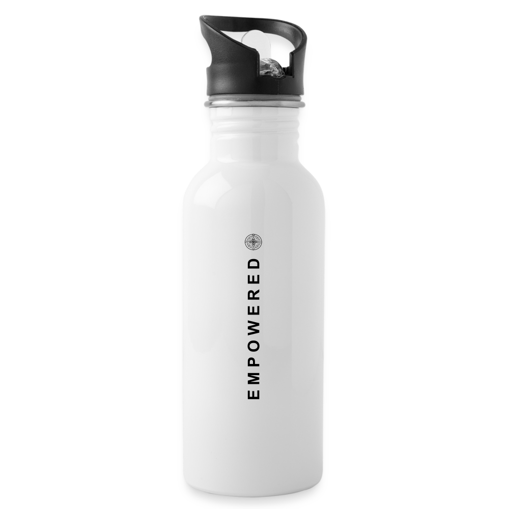 E M P O W E R E D Water Bottle - white