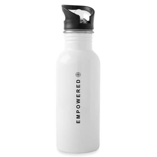 E M P O W E R E D Water Bottle - white