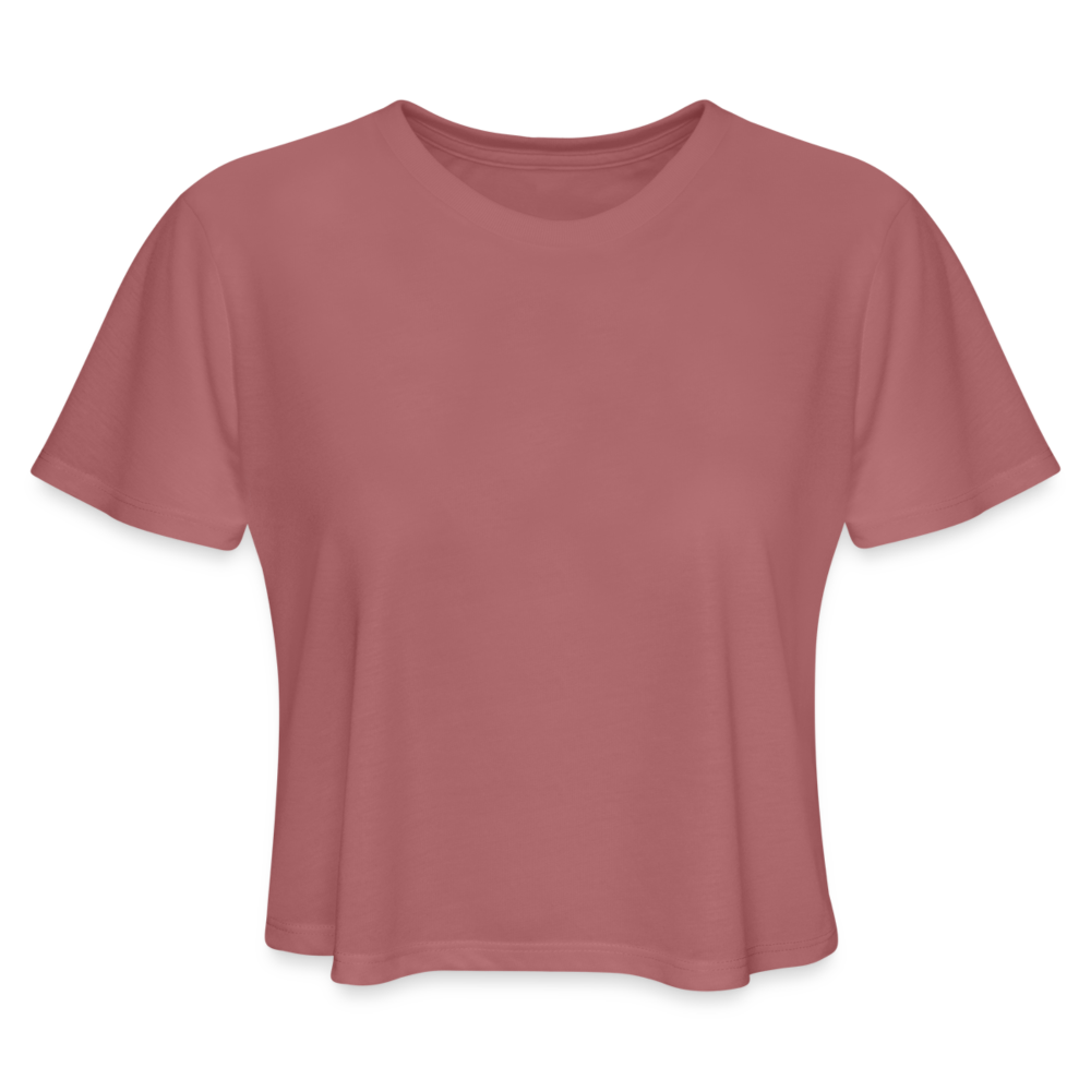 Empowered Women's Cropped T-Shirt - mauve