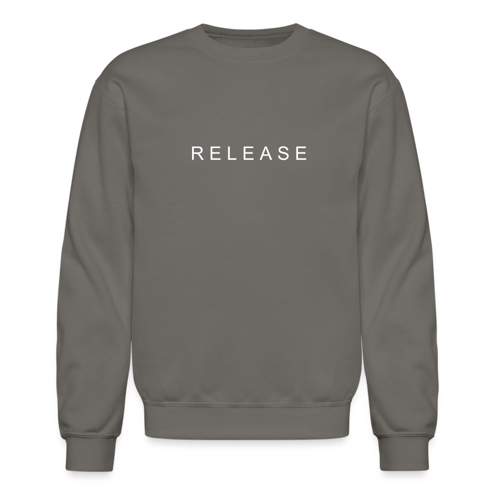 Iridium Grey Crewneck Sweatshirt - asphalt gray