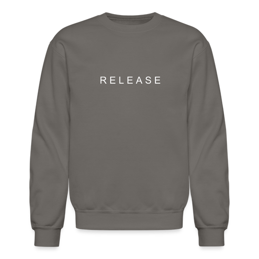 Iridium Grey Crewneck Sweatshirt - asphalt gray