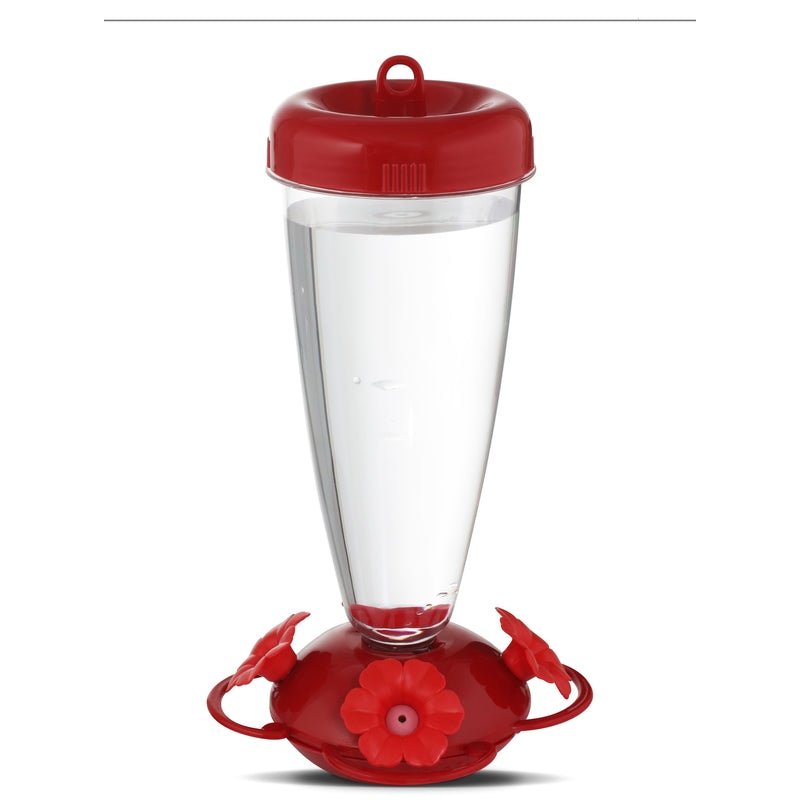 Comedero para pájaros de plástico con llenado superior de 24 oz Perky Pet Hummingbird