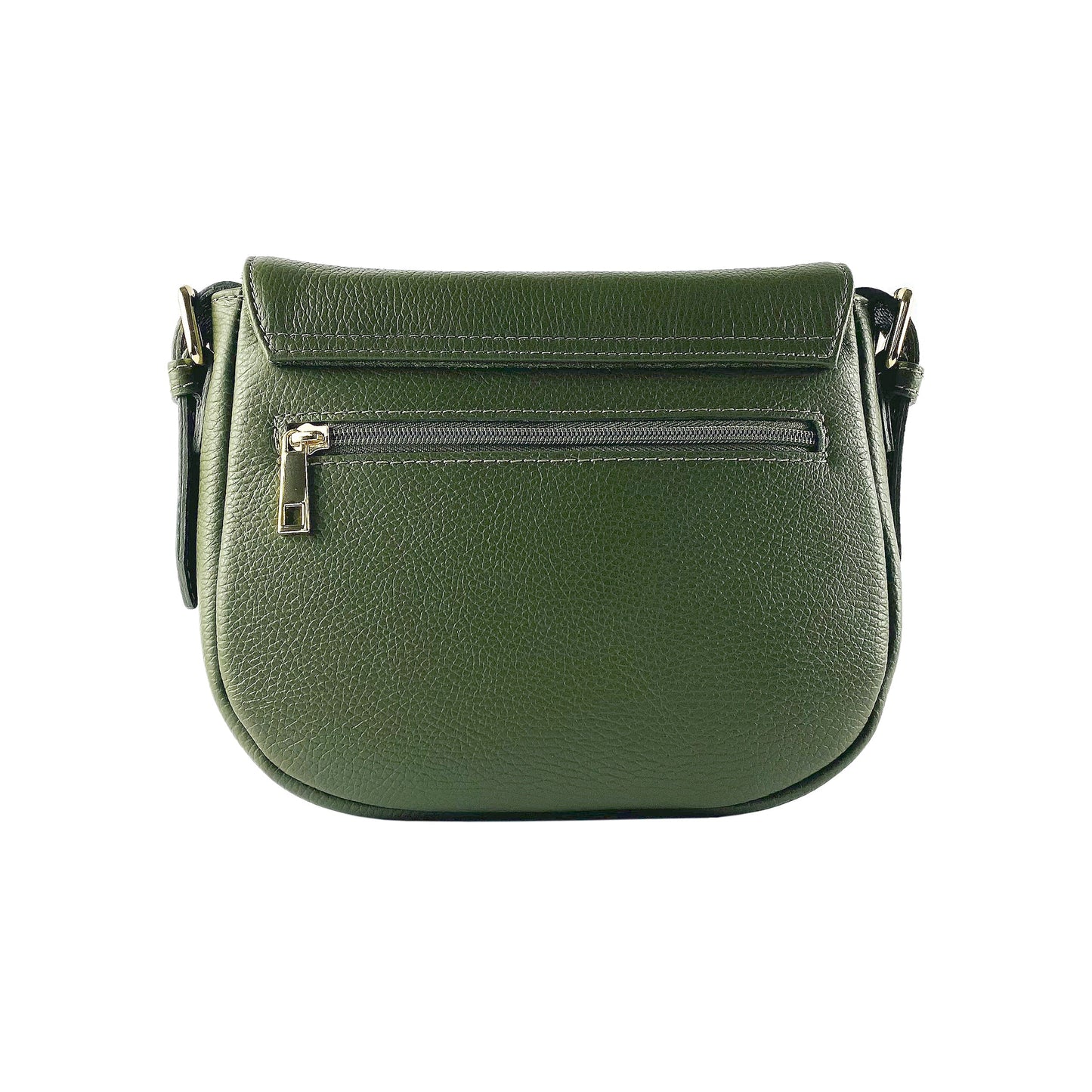 Verde Clutch Satchel | Borsa a Tracolla  in Vera Pelle Made in Italy con Tracolla