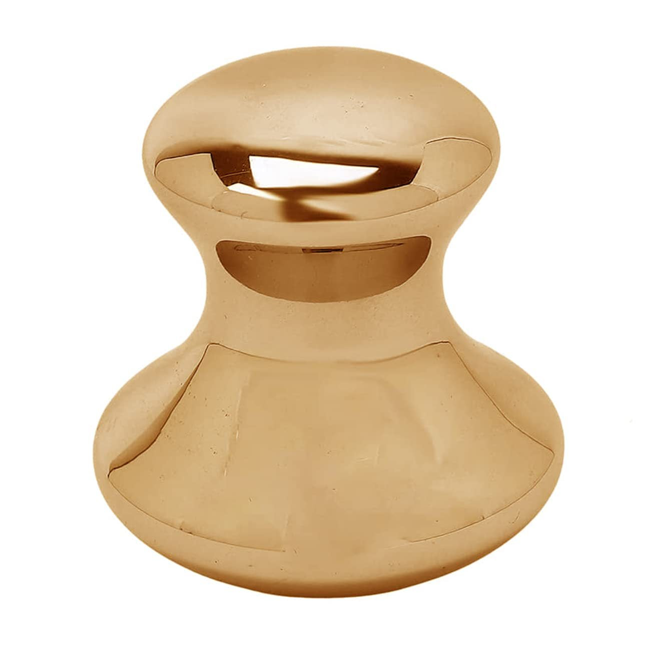 Herramientas faciales Kansa Gua Sha 1 pieza Hongo (Tamaño: 150 g) (Color: DORADO)