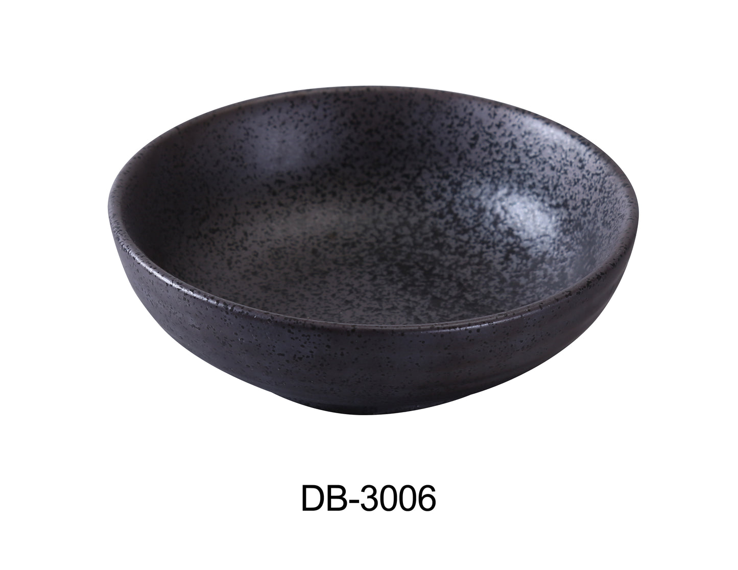 Cuenco para ensalada Yanco DB-3006 Diamond Black Collection de 5" y 9 oz