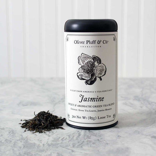 Lata de té suelto de jazmín