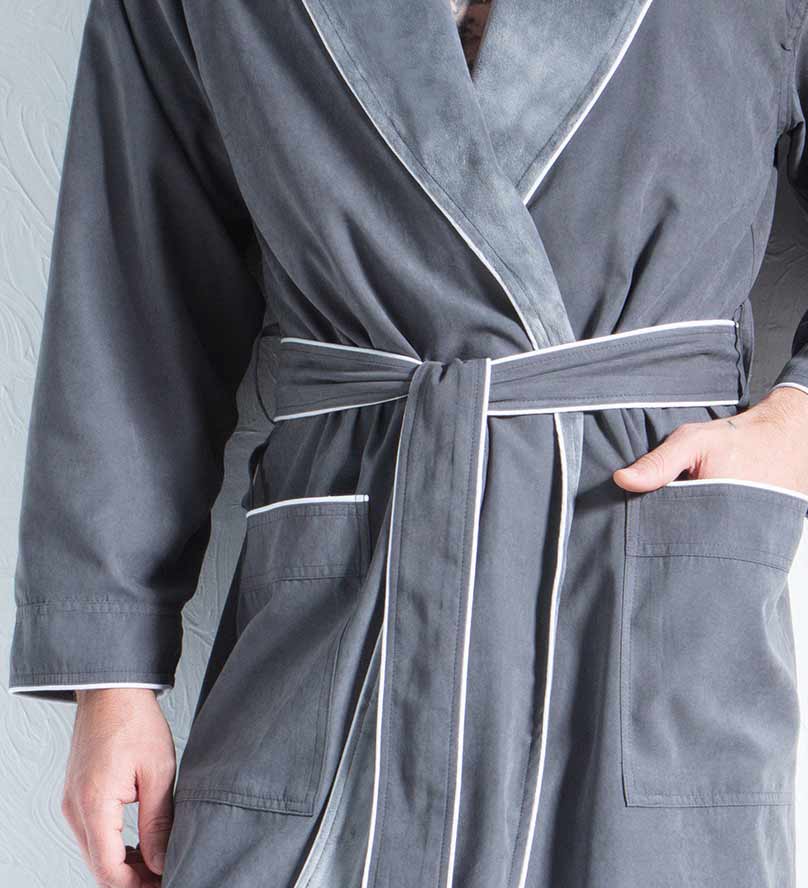 Men's Luxury Microfiber Spa Robe