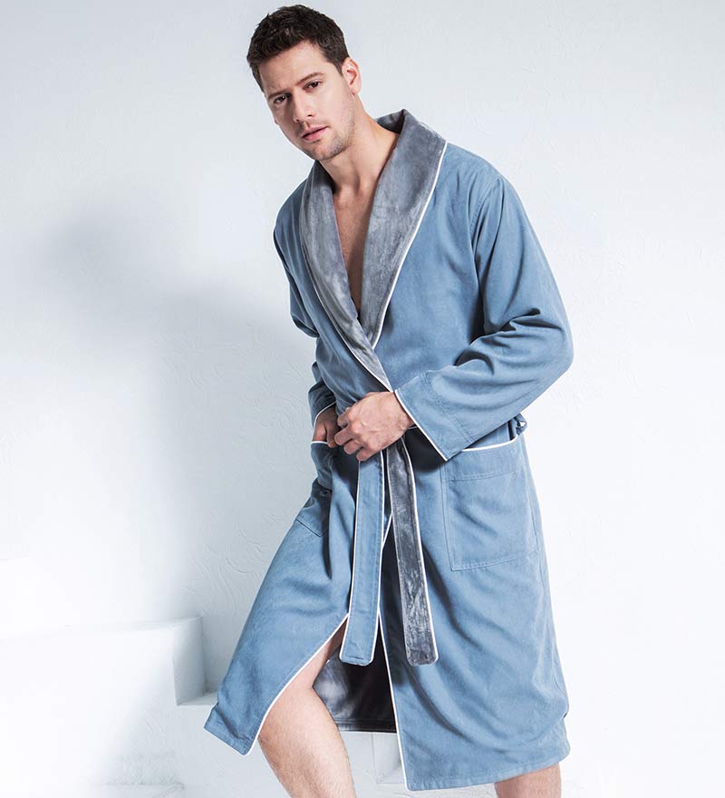 Men's Luxury Microfiber Spa Robe