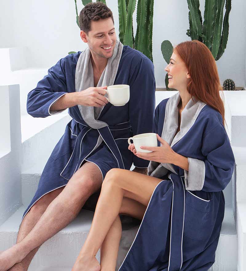 Men's Luxury Microfiber Spa Robe