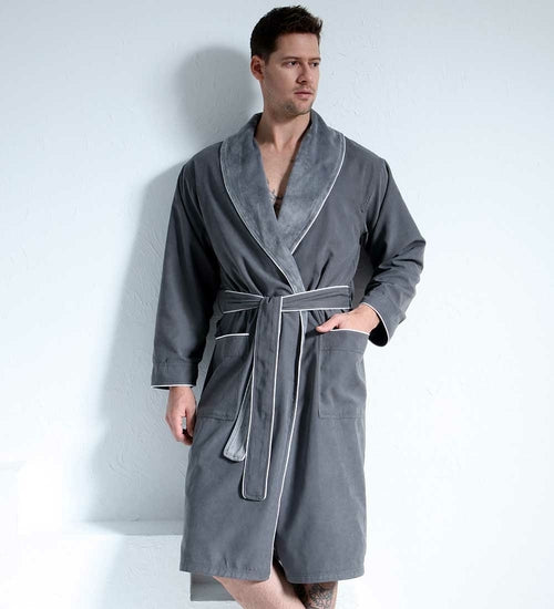 Men's Luxury Microfiber Spa Robe