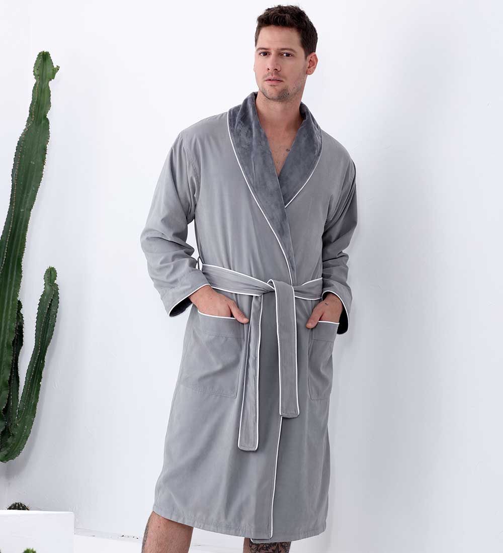 Men's Luxury Microfiber Spa Robe