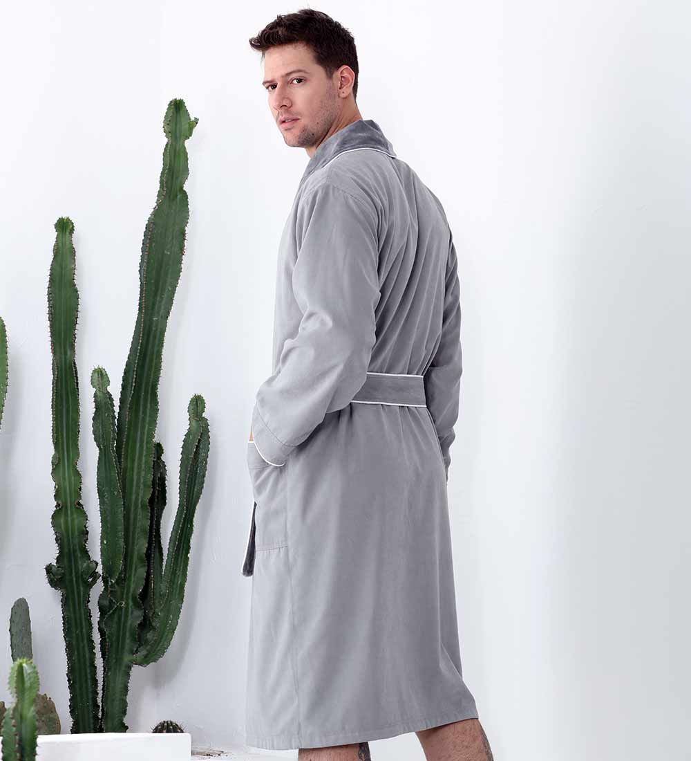 Men's Luxury Microfiber Spa Robe